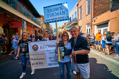 Opening kickoff parade Day 1 of French Quarter Fest - April 12, 2018. Photo by Eli Mergel.