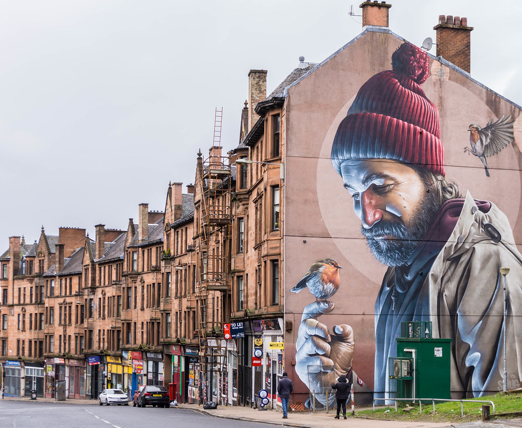 Glasgow Street Art | Street Art mural on a wall on High Stre… | Flickr