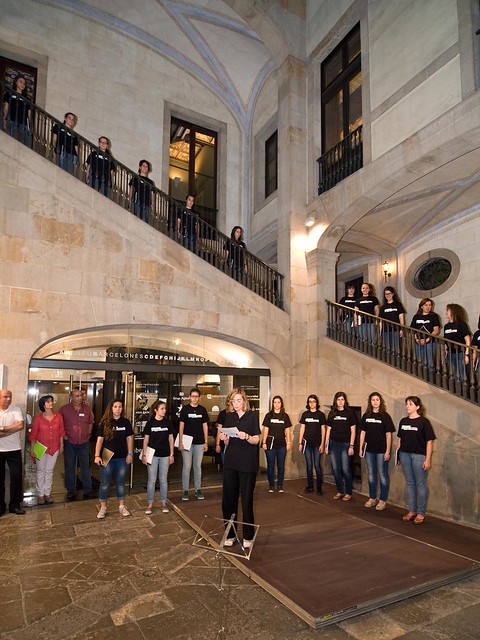 Concert del Cor de Noies de l'Orfeó Català al Pati de Carruatges