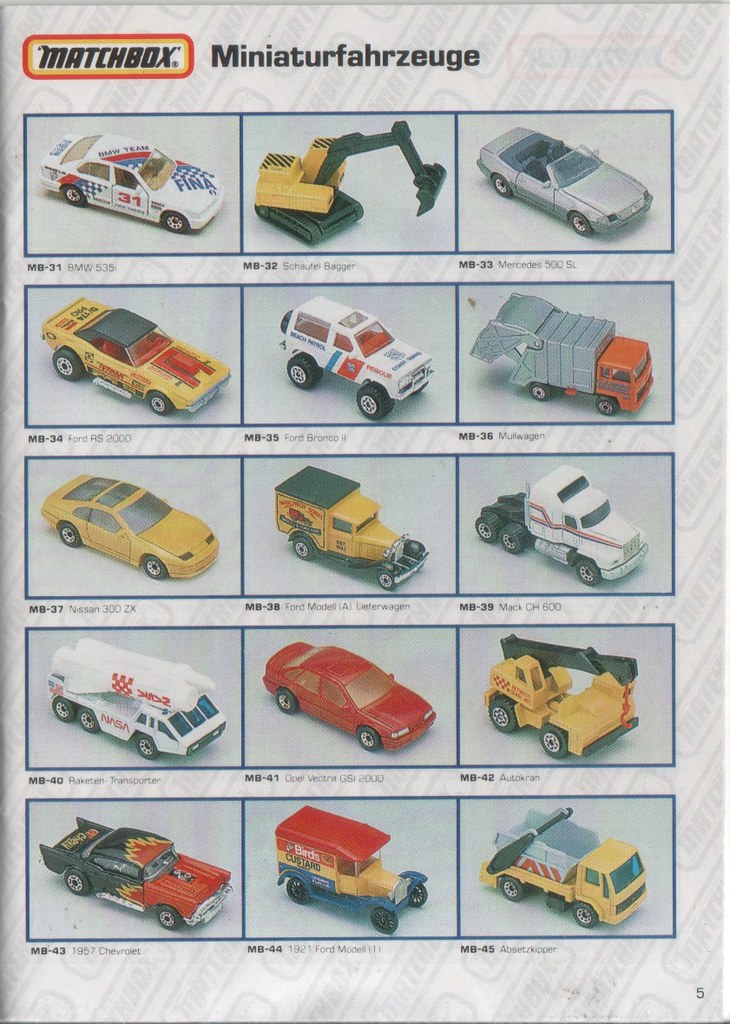 Matchbox 1991 Catalogue Catalog Katalog Catalogo 