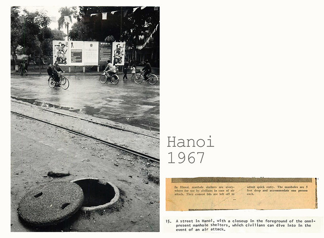 Hanoi 1967 -  Manhole Shelter for Civilians in Hanoi