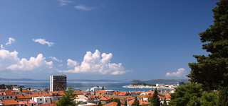 View over Splits harbor