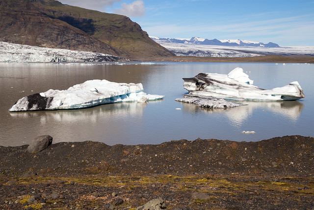 Fjallsárlón, glacier lagoon in Iceland