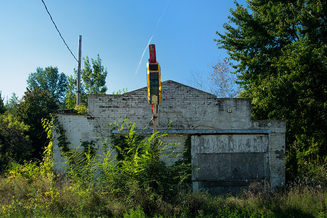 Abandoned Sunoco Station, Lacota, Michigan