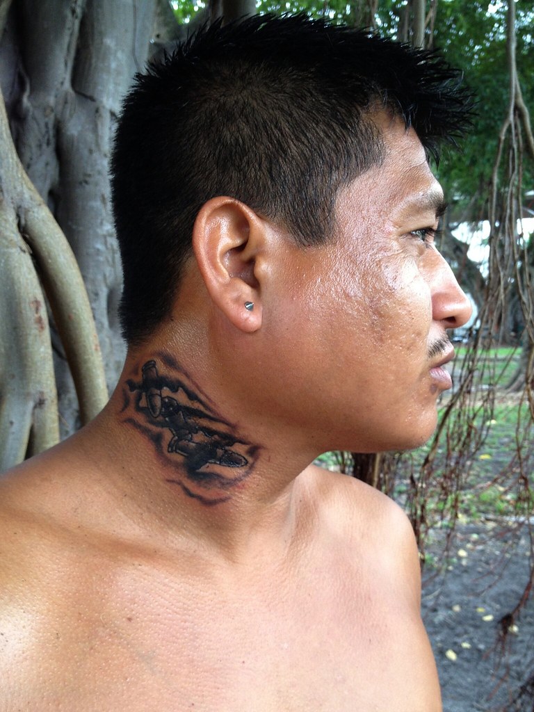 Bullet Neck Tattoo | Tattoo done by Tattoo Loco in Miami. | Phillip Pessar  | Flickr