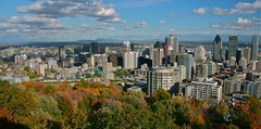 View from atop Mount Royal