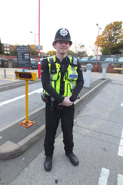 A British Transport police officer [Taken with permission]