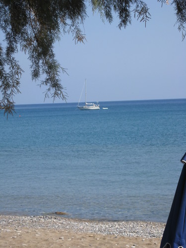 sailing boat at Zakros