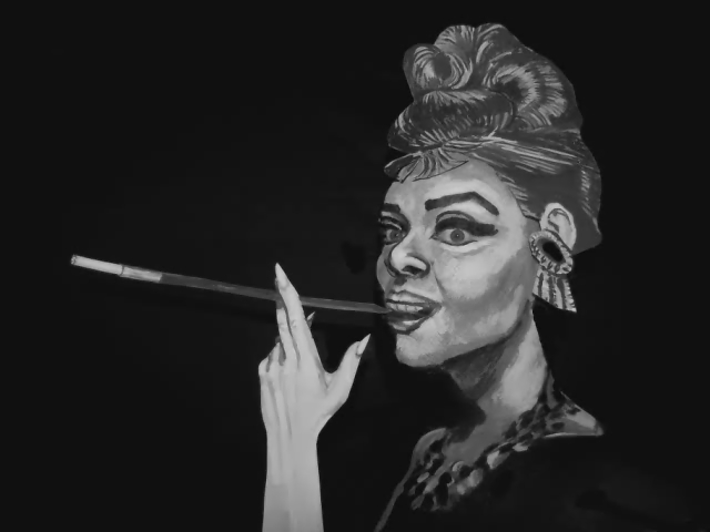 Audrey Hepburn. A Face Paint Tribute. James Kuhn.
