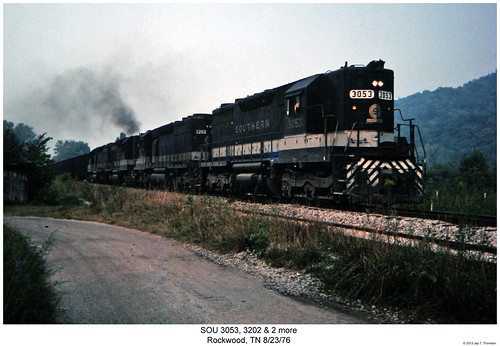 railroad train diesel tennessee railway trains southern locomotive trainengine sr sou rockwood emd sd402 sd40 sixaxle sd35