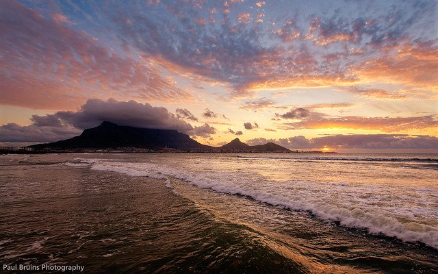 Table Mountain Spectacular Sunset