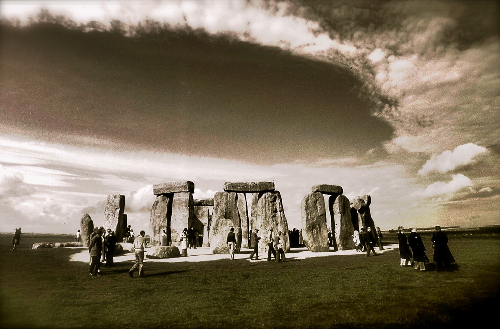 Stonehenge, England. Sep. 1975  B&W Version