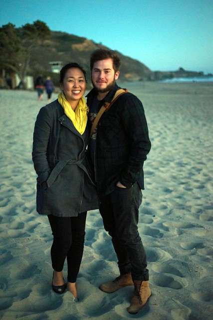 Cole and Jen at Stinson beach