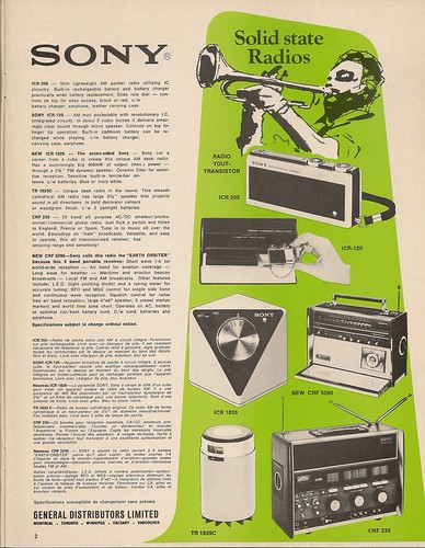 Sony  Brochures 1970's | by Howard258