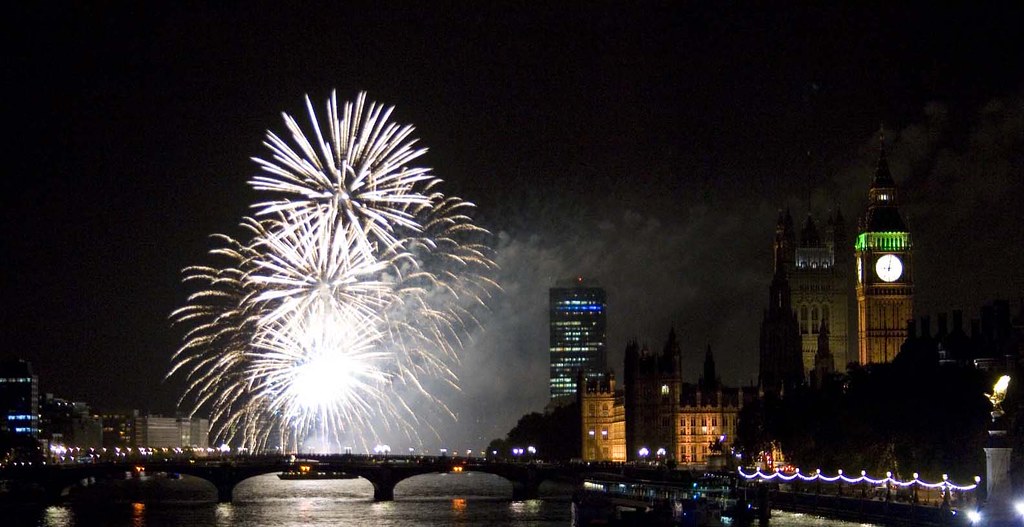 Fireworks by Westminster by IanVisits