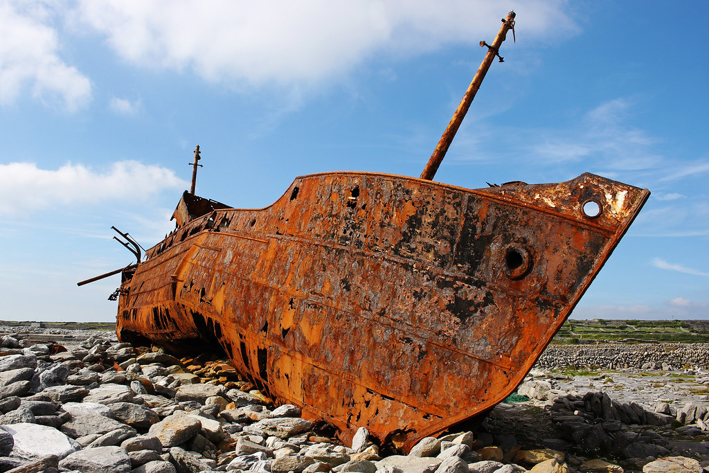The Plassey Shipwreck on Inisheer