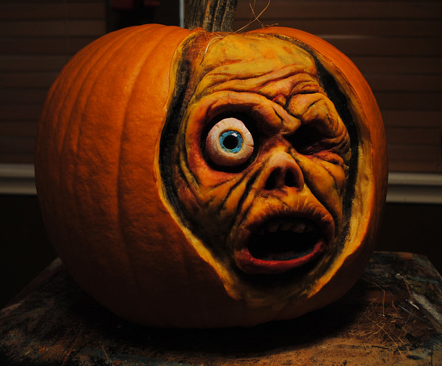2012 Carved Halloween Pumpkin