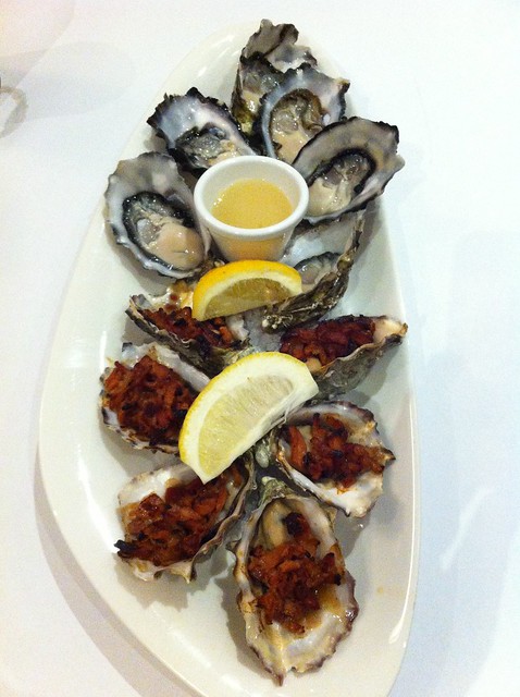 Entree - Oysters Kilpatrick and Natural