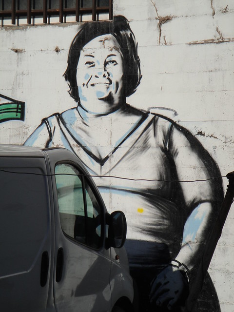 Graffiti na rúa da Eira