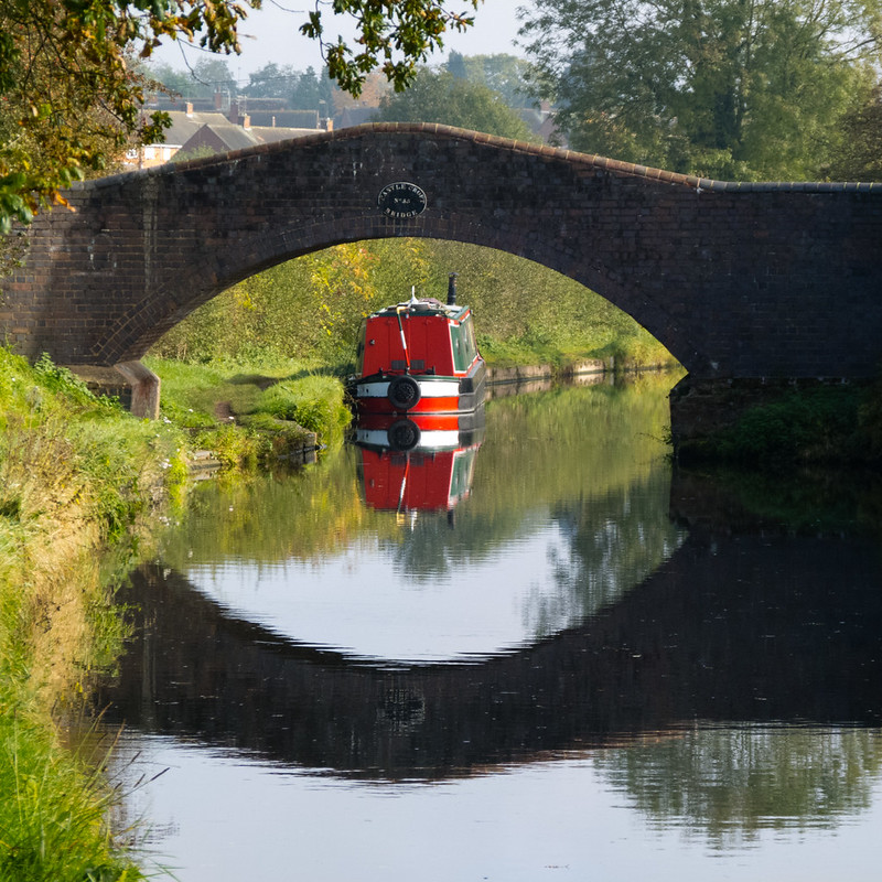 Bridge over calm water