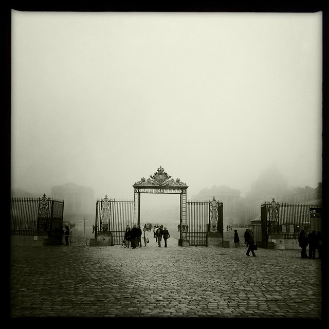 That foggy morning in Versailles...