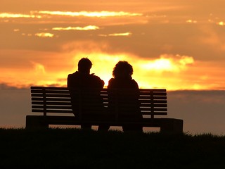 Two-gether in the sunset