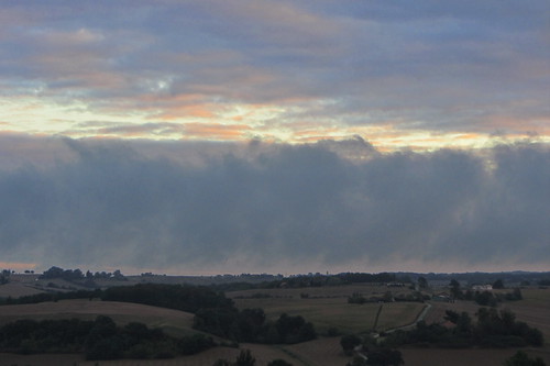 20120919 22 041 Jakobus Morgenrot Hügel Feld Bäume Wolken by Fitzlipuzli, viatolosana jakobsweg jakobswegfrankreich caminosantiago chemindesain