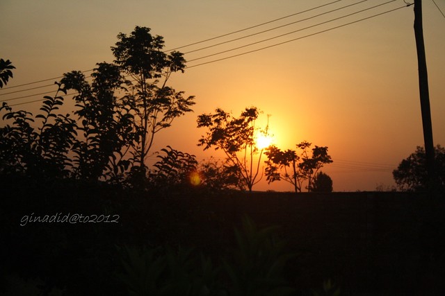 tramonto a Lusaka
