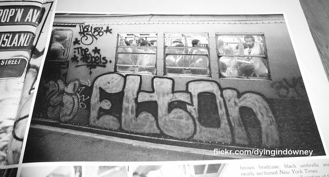 Elton 1970's subway graffiti NYC Swapmeet finds for 10/20/12