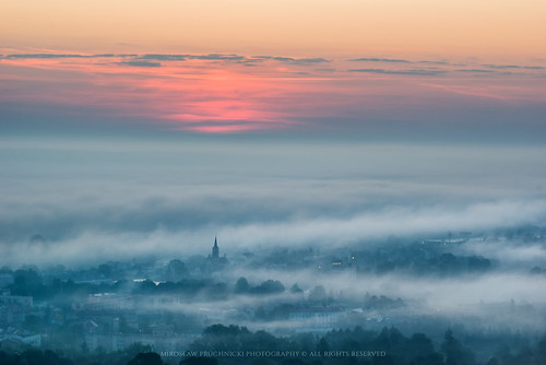 przemyśl województwopodkarpackie polska sunrise city foggy morninglight
