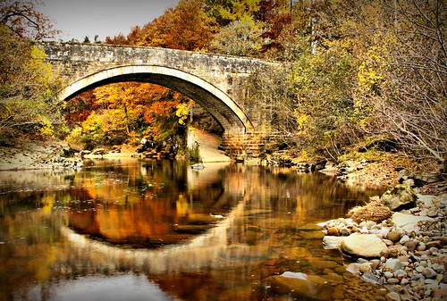 penton england scotland autumn trees water cumbria nature border rocks bridge reflections ©camaman ©davidliddle