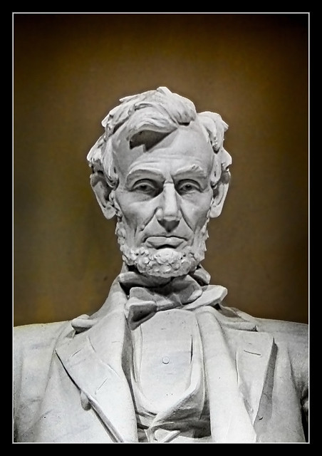 Washington D.C. - Lincoln Memorial Abraham Lincoln Statue 04