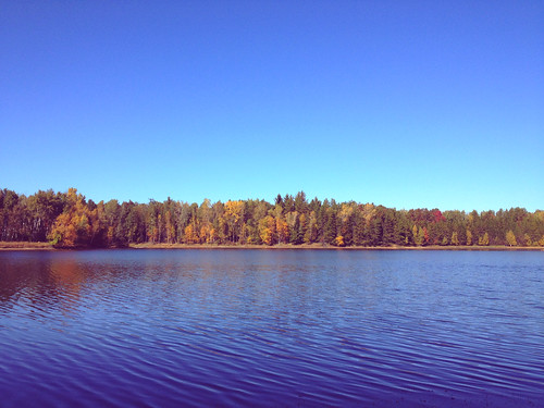 fall vintage lakeside