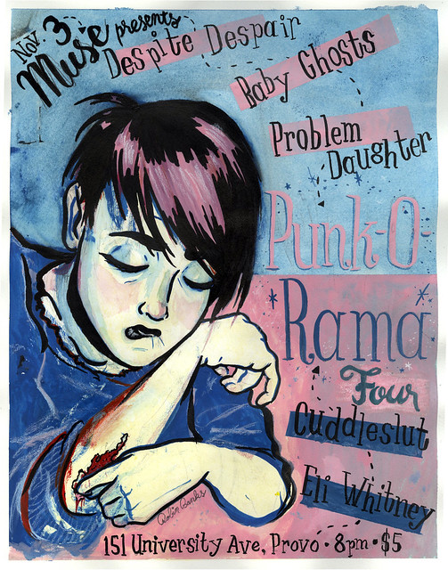 Punk-O-Rama 4 | Poster for the 4th punk rock showcase at Mus