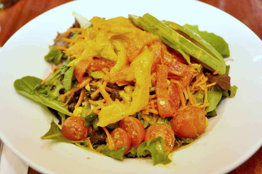 Bean, Tomato And Roasted Poblano Salad