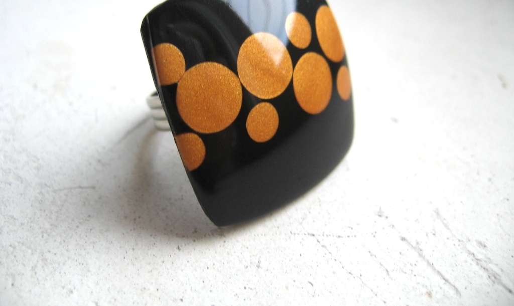 polymer polka dots ring | By IC | Flickr