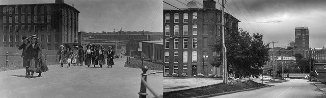Manchester Mills then and now
