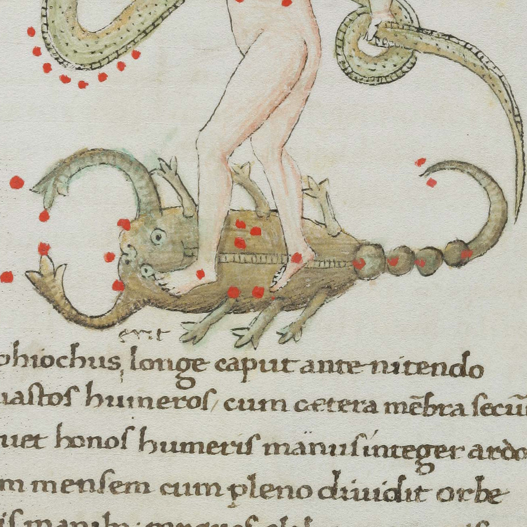 Zodiac sign of SCORPIO in a 15th century manuscript