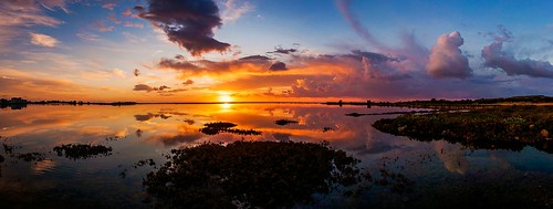 sky sun lake clouds sunrise reflections landscape crete cloudatlas