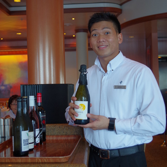 Pacific Dawn: Waterfront Restaurant: Wine tasting!!!