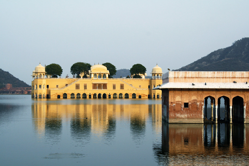 Palace sunk in the lake, Jal Mahal, Jaipur, Rajasthan, Ind… | Flickr