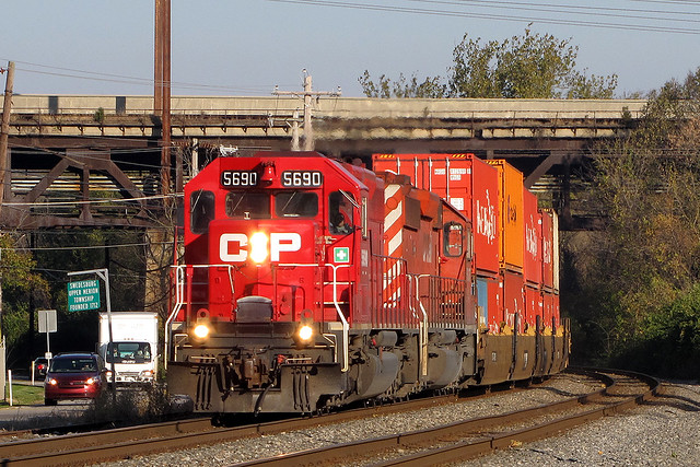 CP Rail 5690 on D&H 158 at Swedesburg