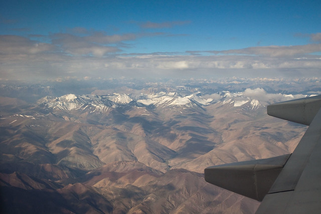 Indian Himalaya from the air