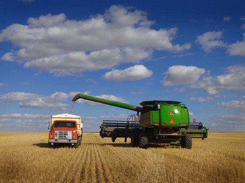 sky truck harvest combine 2011