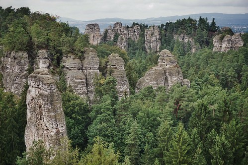 czech paradise hruba skala cliff town republic beyondhue panorama vista view summer forest rock formation h