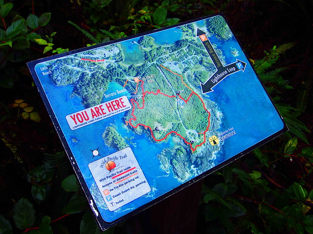 Wild Pacific Trail route (follow the red line)