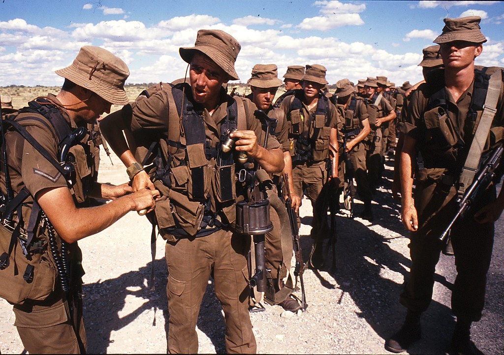 Sadf Riot Control SADF Patrol returns to base. | John Liebenberg | Flickr