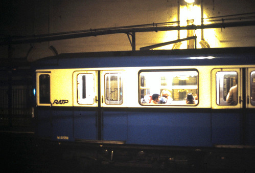 Paris (France) Austerlitz metro station, 18 Feb 1984