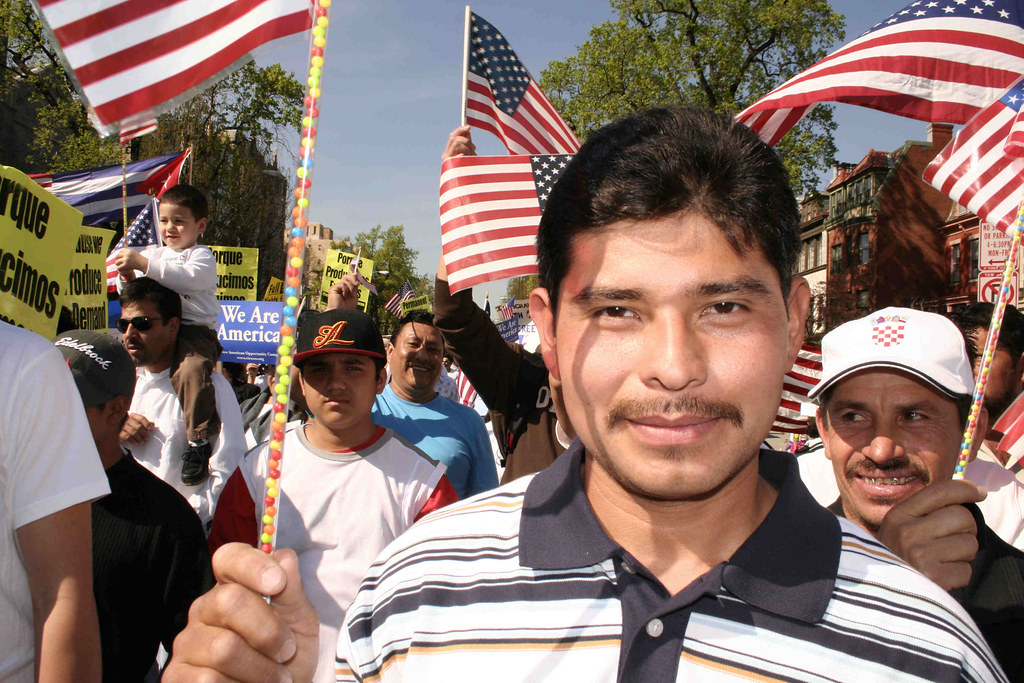Marche pour les droits des immigrés en 2006.