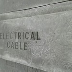 Concrete cable slab